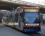RNV GT6N 2205 am 19.12.15 auf der Linie 10 in Ludigshafen