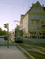 München MVG SL 19 (Adtranz / Siemens R2.2 2168) Agnes-Bernauer-Straße  / Fürstenrieder Straße am 17.