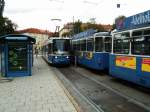 Neben dem P-Wagen wirkt 2123 richtig klein.