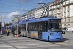 Triebwagen 2147, Linie 16, Sendlinger-Tor-Platz, 2.03.2017.