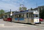 Wagen 37 + Beiwagen 19 Haltestelle Theaterplatz 24.2.2011