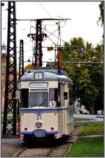 Naumburger Strassenbahnwagen Nr 37 ist an diesem Tag im Einsatz.