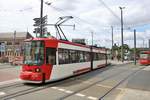 Nürnberger Verkehrs AG Adtranz GT6N Wagen 1009 am 24.06.18 in Nürnberg Hbf