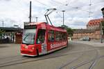 Nürnberger Verkehrs AG Adtranz GT8N Wagen 1118 am 24.06.18 in Nürnberg Hbf