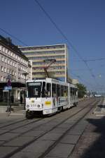 Plauen - PSB/Linie 6 - 203 bei Abfahrt an der Hst.