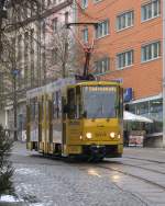 Ein KT4 zur Südvorstadt in der Bahnhofsstraße.