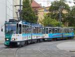 Tatra Nr. 157 und 251 der ViP in Potsdam am 10.06.2016