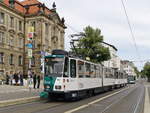 Tatra Nr. 161 und 159 der ViP in Potsdam am 15. Mai 2019 am Rathaus.

