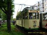 Zum Straenbahnjubilum nach Potsdam kam dieser Pulman - Wagen aus Magdeburg nach Potsdam.