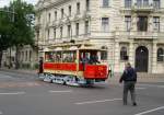 Zum Straenbahnjubilum kam dieser Triebwagen aus Mariazell (sterreich)nach Potsdam.