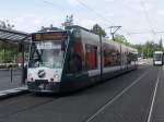 Combino Wagen 413 der ViP als 92 Marie-Juchacz-Str. am 15.06.13 am Hauptbahnhof