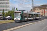 Siemens Combino 412 Ijburg auf der Linie 91 zum Bahnhof Rehbrcke.