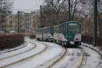 Tatra KT4D (149/249) Potsdam Priesterweg am 24.01.2014.