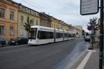 Vario Bahn 434 auf der Linie 94 am Luisenplatz am 15.08.2014.