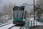 Siemens Combino 411  Bern  unterwegs auf der Linie 93/Betriebsfahrt am 26.12.2014 Bisamkiez.