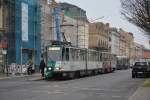 Tatra Straßenbahn  154/254  fährt am 16.12.2014 auf der Linie 94 nach Babelsberg. Aufgenommen an der Dortustraße.
