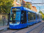 Stra�enbahn Rostock  TINA  806 auf der Linie 1 nach R�gener Str.