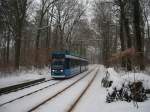 Eine Straenbahn im Barnstorfer  Winter wald. 6NGTDWE 682 bei der Hst Dr.Lorenz Weg
19.01.2010