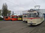 Fahrzeugparade am 20.Jahrestag der Tatrabahn T6 in Rostock.(08.05.10)
