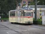 Triebwagen G 4, Nr 1, Waggonfabrik Gotha, Baujahr 1961, anllich 130 Jahre Strba in Rostock [27.08.2011] 