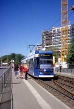 Rostock RSAG SL 6 (Dwag/DWA-6NGTWDE 673) Lange Strasse / Krpeliner Tor am 29.