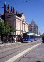 Rostock RSAG SL 6 (Dwag/DWA-6NGTWDE 653) Neuer Markt.