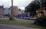 Rostock RSAG SL 4 (T6A2 810) Schrderplatz am 24. Juni 2004.