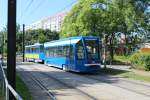 Rostock RSAG SL 1 (Bombardier-NB4WDE 759) Ltten Klein, Rgener Strasse am 16. Juli 2013.