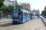 Rostock RSAG SL 1 (Bombardier-NB4WDE 755 + T6A2M 711) Lange Strasse am 16.