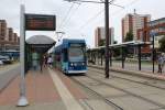 Rostock RSAG SL 5 (DWAG/DWA-6NGTWDE 671) Warnowallee / Hst. Ltten Klein Zentrum am 19. Juli 2013.