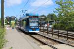 Rostock RSAG SL 2 (DÜWAG/DWA-6NGTWDE 665) Dierkower Kreuz am 16. Juli 2013.