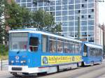 Tatra Straßenbahn NR. 804 der RSAG in Rostock am 24.07.2014