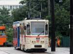 Tatra Straßenbahn NR. 704 der RSAG in Rostock am 30.07.2014