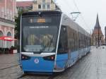 Vossloh 6N2 Nr. 601 der Rostocker Straßenbahn AG in Rostock am 30.07.2014