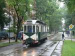 Gertewagen A93 auf der Schneicher-Rdersdorfer Straenbahn, 29.8.2010, 100-jhriges Bestehen