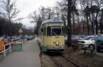 Berlin SRS SL 88 (GT6 42) Dahlwitzer Landstrasse / S Friedrichshagen am 10. April 2006.