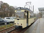 Reko-Triebwagen TZ 69 in der Haltestelle S-Strausberg am 25.01.2020