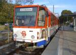 9.10.2011 Strausberg Bahnhof, Tw 22 (Tatra KT8-D5).