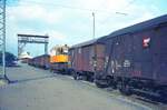 SSB Filderbahn ATw 2003 in Bf. S-Vaihingen vor der Reise nach Hannover 17-04-1974