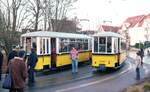 SSB Stuttgart__Umzug der SHB Museumswagen aus der Wagenhalle Zuffenhausen ins Straßenbahnmuseum Cannstatt.