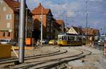 Das war Degerloch 1984. Die Straßenbahn quälte sich durch. 