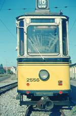 SSB Stuttgart__Tw 2556 [ex 283; ME/AEG 1950; Umbau 1967;+1971] der 200er-Serie von 1950/52 (Nachbauten der Serie von 1929) die ab 1967 in den verschiedenen Betriebshöfen als Geräte- bzw.