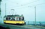 SSB Stuttgart__GS-Tw 851 auf Sonderfahrt, hier auf der aussichtsreichen Strecke zum Killesberg, wo 1939 die erste (Reichs-)Gartenschau stattfand.