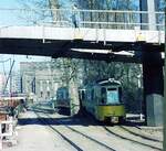 SSB Stuttgart__Gleis- und Tunnelbau__Das war der Blick zum Hauptbahnhof von der Schiller-/Neckarstr.
