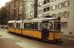 Tw 908 in der Endhaltestelle Vogelsang im Mai 1978