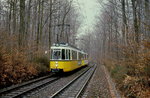 Nach Heumaden fahren der GT4 630 und ein weiterer GT4 im Februar 1997 