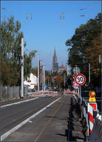 Vom Eselsberg zum Kuhberg -    Ulms neue Straßenbahnlinie 2 im Endspurt.
