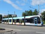 Siemens Combino NF6 Nr.48  Sophie Scholl  der Stadtwerke Ulm in Ulm am 19.06.2018