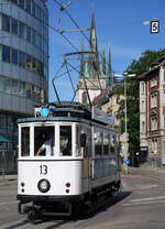 Stadtwerke Ulm Verkehr GmbH/SWU  125 Jahre  1897-2022  Strassenbahn Ulm  Am 15.