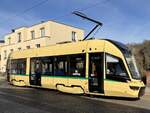 05.03.2025: Triebwagen 41 der Woltersdorfer Straßenbahn.